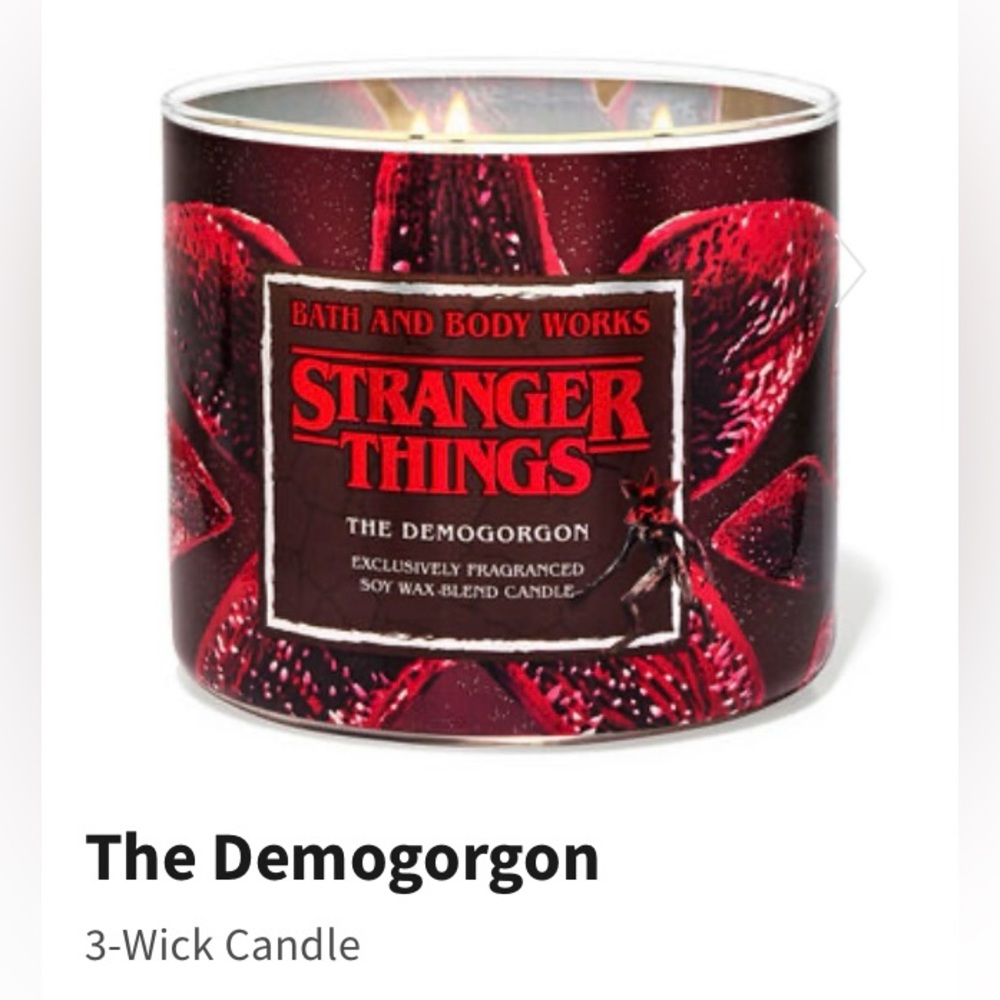 BBW Stranger Things “The Demogorgan” candle